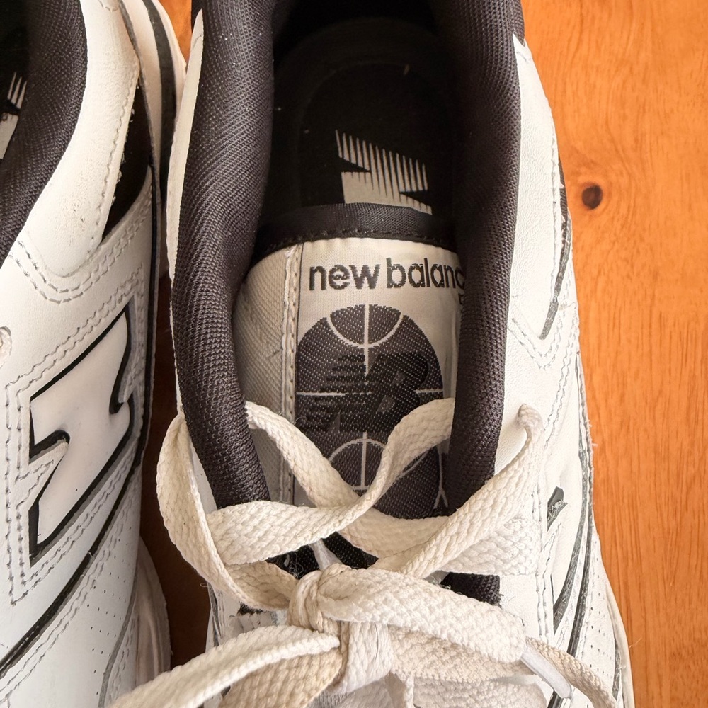 New Balance 550 Oreo BB550HA1 Black White Rain Storm - Size 10 - Picture 5 of 7